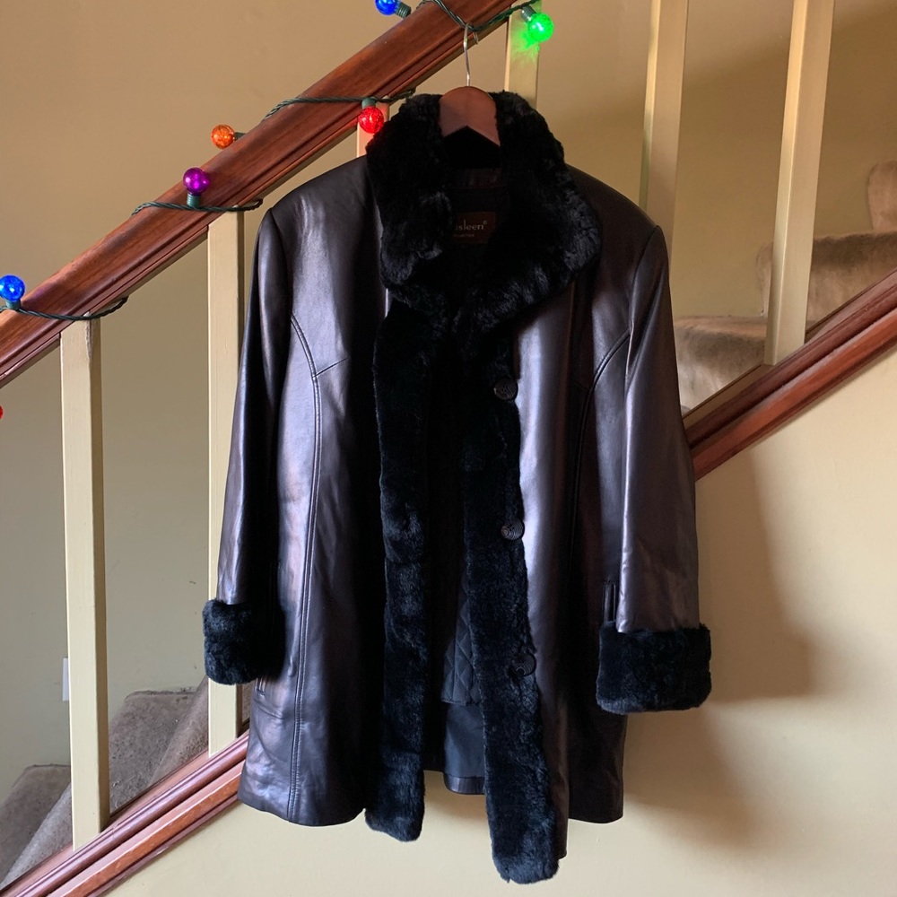 Woman’s leather jacket